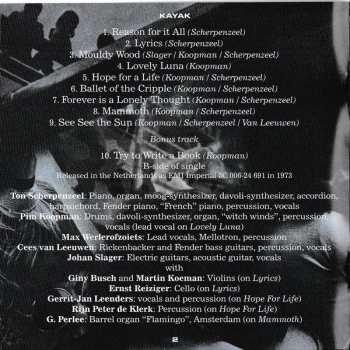 CD Kayak: See See The Sun