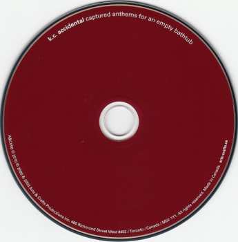2CD K.C. Accidental: Captured Anthems For An Empty Bathtub + Anthems For The Could've Bin Pills