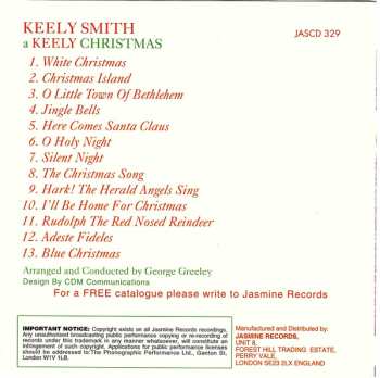 CD Keely Smith: A Keely Christmas
