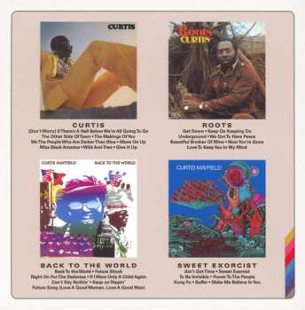 4CD/Caja Curtis Mayfield: Keep On Keeping On: Curtis Mayfield Studio Albums 1970-1974