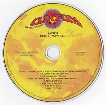 4CD/Caja Curtis Mayfield: Keep On Keeping On: Curtis Mayfield Studio Albums 1970-1974