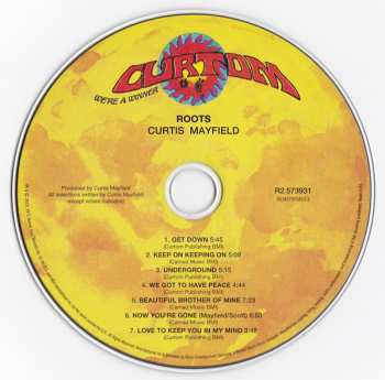 4CD/Caja Curtis Mayfield: Keep On Keeping On: Curtis Mayfield Studio Albums 1970-1974