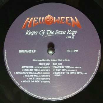LP Helloween: Keeper Of The Seven Keys (Part II)