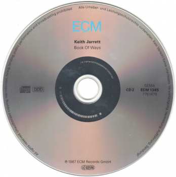 2CD Keith Jarrett: Book Of Ways