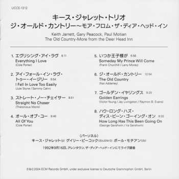 CD Keith Jarrett: The Old Country (More From The Deer Head Inn)