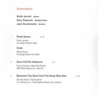 CD Jack DeJohnette: Somewhere