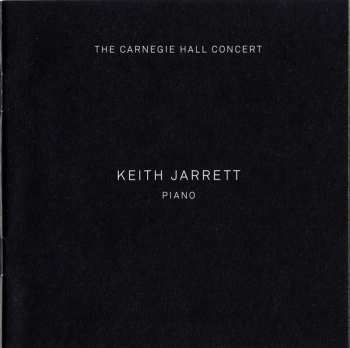 2CD Keith Jarrett: The Carnegie Hall Concert