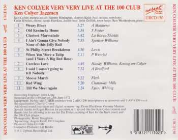 CD Ken Colyer: Very Very Live At The 100 Club