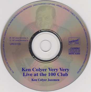 CD Ken Colyer: Very Very Live At The 100 Club
