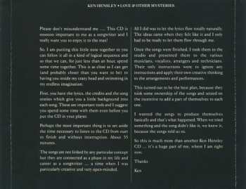 CD Ken Hensley: Love & Other Mysteries