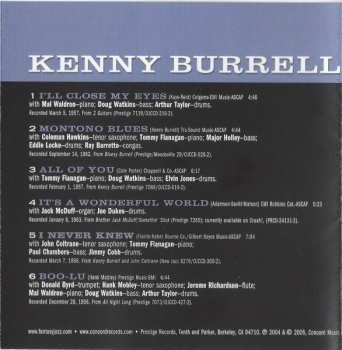 CD Kenny Burrell: Prestige Profiles