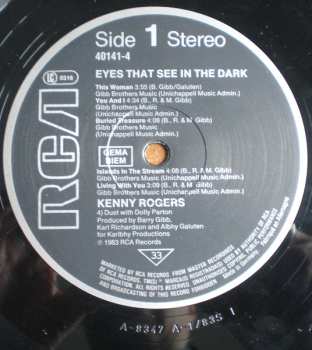 LP Kenny Rogers: Eyes That See In The Dark
