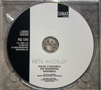 CD Ketil Hvoslef: Piano Concerto; Ein Traumspiel; Barabbas
