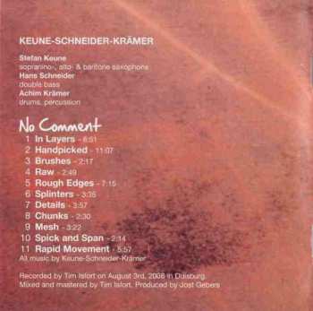 CD Stefan Keune: No Comment