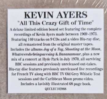 9CD/Caja/Blu-ray Kevin Ayers: All This Crazy Gift Of Time (The Recordings 1969-1973) LTD