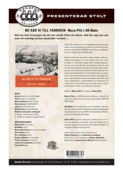 CD Maria Pihl: Nu Går Vi Till Fabriken