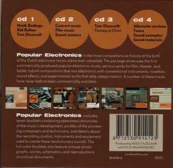4CD/Caja Henk Badings: Popular Electronics: Early Dutch Electronic Music From Philips Research Laboratories (1956 - 1963)