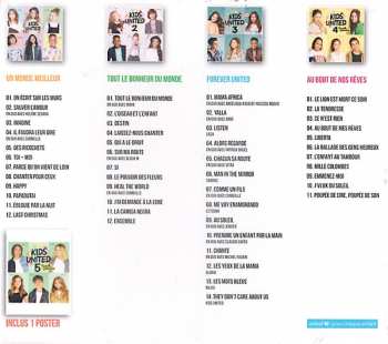 4CD/Caja Kids United: Coffret 4 Albums + Le Poster Exclusif Du Nouvel Album LTD