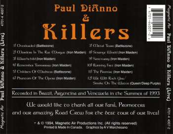 CD Killers: South American Assault - Live