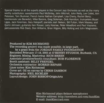 CD Kim Richmond Concert Jazz Orchestra: Refractions