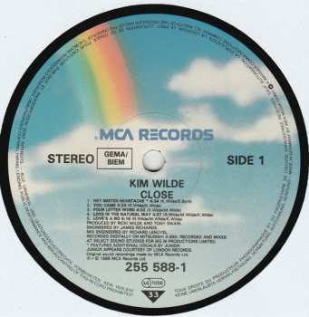 LP Kim Wilde: Close