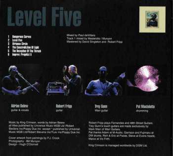 3CD King Crimson: Happy With What You Have To Be Happy With • Level Five • Elektrik (Live In Japan, 2003)