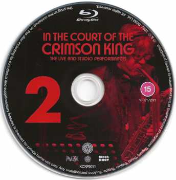4CD/2DVD/Caja/2Blu-ray King Crimson: In The Court Of The Crimson King (King Crimson At 50   A Film By Toby Amies)