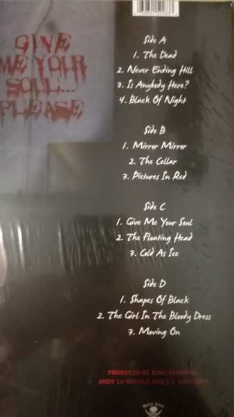 2LP King Diamond: Give Me Your Soul...Please LTD