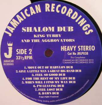 LP King Tubby: Shalom Dub