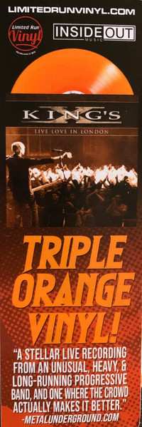 3LP King's X: Live Love In London CLR | LTD