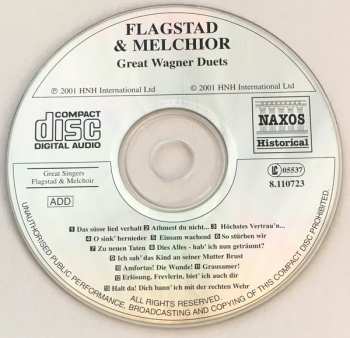 CD Kirsten Flagstad: Great Wagner Duets