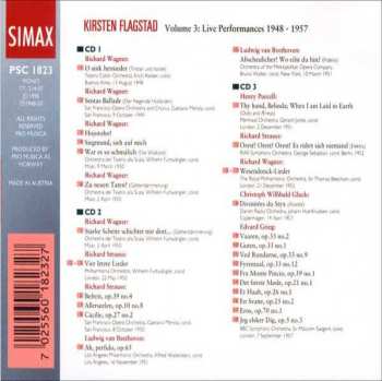 3CD Kirsten Flagstad: Volume 3: Live Performances 1948 - 1957