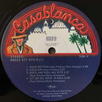 2LP Kiss: Alive!