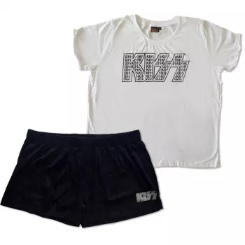 Mujeres Summer Pyjamas Logo Kiss Infill 