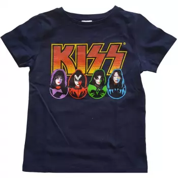 Camiseta para niños Logo Kiss, Faces & Icons 