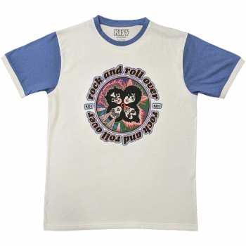 Merch Kiss: Ringer Camiseta Rock And Roll Over