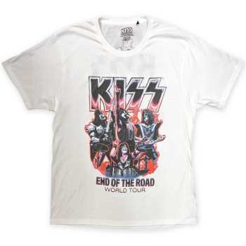 Mercancía Kiss: Kiss Unisex T-shirt: End Of The Road Band Playing (back Print) (small) S