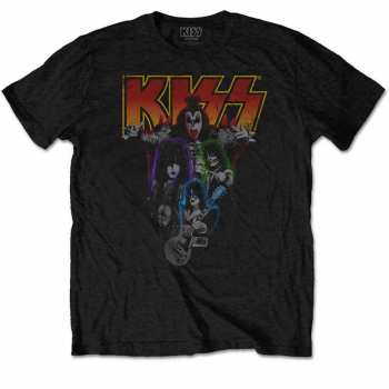 Merch Kiss: Camiseta Neon Band 
