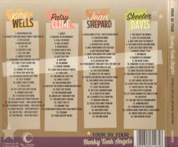 4CD Patsy Cline: Four By Four Honky Tonk Angels