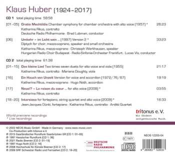 2CD Radio-Sinfonie-Orchester Frankfurt: Vocal Works