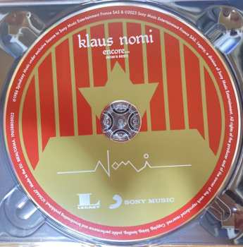 CD Klaus Nomi: Encore... (Nomi's Best) DIGI