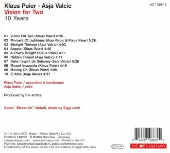 CD Klaus Paier: Vision For Two 10 Years