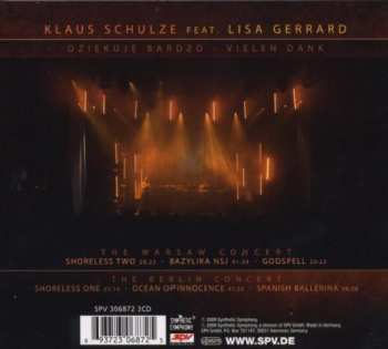 3CD Klaus Schulze: Dziękuję Bardzo - Vielen Dank