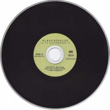 3CD Klaus Schulze: La Vie Electronique 15