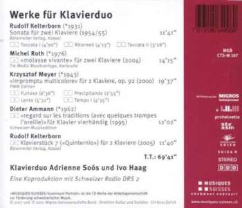 CD Adrienne Soós: Klavierduo Adrienne Soós / Ivo Haag 