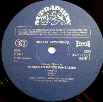 LP Brno State Philharmonic Orchestra: Moravian Dance Fantasies / King Lávra