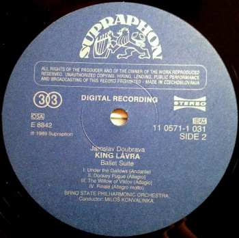 LP Brno State Philharmonic Orchestra: Moravian Dance Fantasies / King Lávra