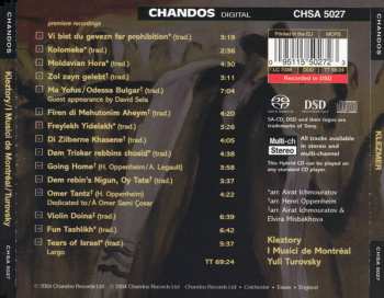 SACD Yuli Turovsky: Klezmer (Premiere Recordings)