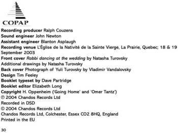 SACD Yuli Turovsky: Klezmer (Premiere Recordings)