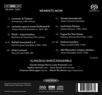 SACD Klingzeug Barockensemble: Memento Mori - Remember You Must Die